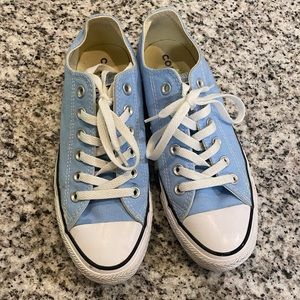 Light blue Converse, Women, Size 8, good condition